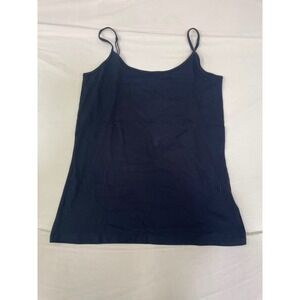 Amazon Essentials Womens Navy Blue Camisole Adjustable Spaghetti Strap Tank Top